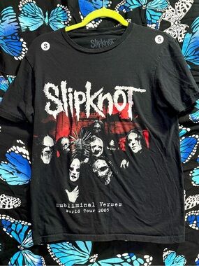 Slipknot 2005 Subliminal Versus World Tour Concert T-shirt Size S